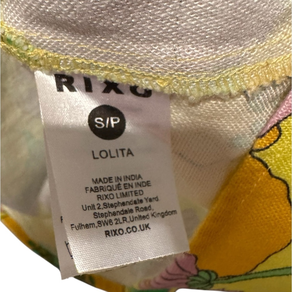 Rixo Lolita Dress in 60s Floral ☀️🍊🌸🍀 - Picture 8 of 14